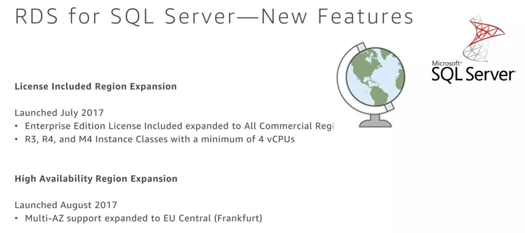 Figure 3 - RDS for SQL Server (License and High Availability)